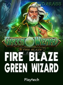 Fire Blaze Green Wizard